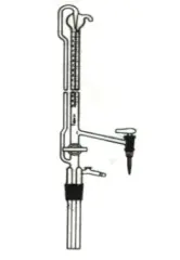 Otomatik Büret  Tek Cam  Musluklu   Deposuz  50