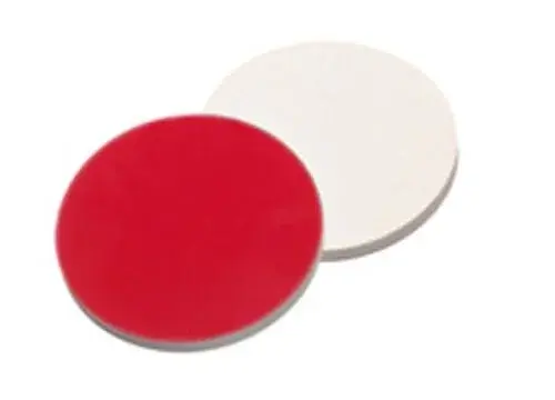 Septa 12mm, Silikon Krem/ptfe Kırmızı, 55° Shore A, 1.5mm 100 Adet