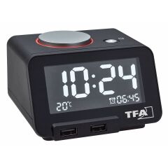 USB şarj fonksiyonlu dijital çalar saat HOMTIME