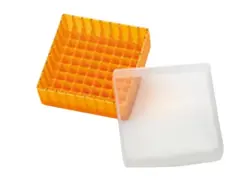 Vial Saklama Kutusu Pp, 1,5ml, 1,8ml Ve 2ml Vial İçin, Turuncu, Kapak İle (130 X 130 X 45mm) 1 Adet