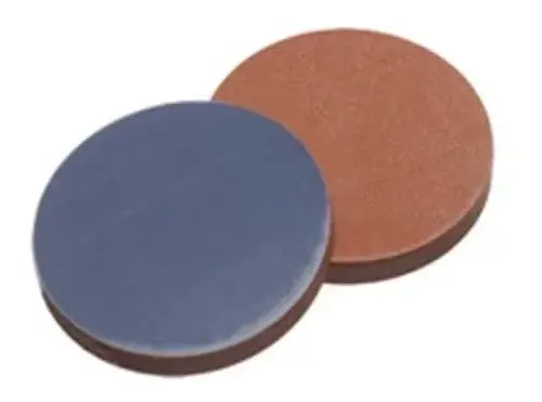 Septa13mm, Butyl Kırmızı/ptfe Gri, 55° Shore A, 2,0mm 100 Adet