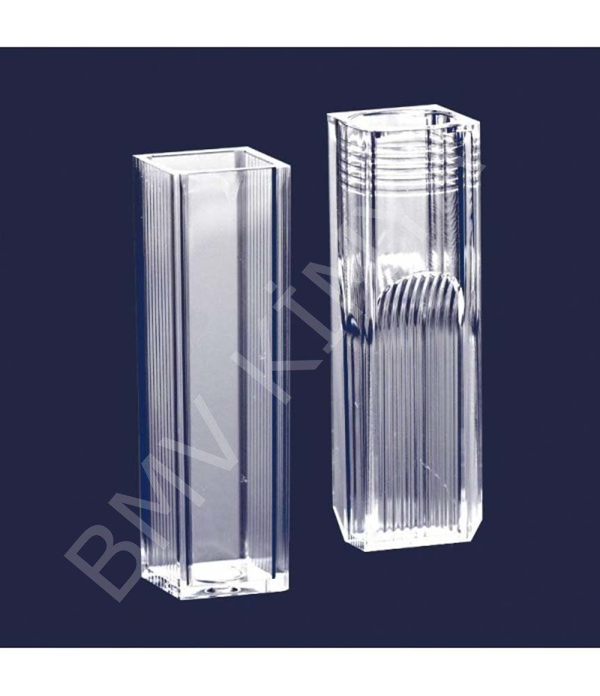 098.02.002 Spektrofotometre Küveti - P.S - Makro - 12,5X12,5X45 Mm 100 Adet / Paket