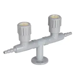Çift Çıkışlı Gaz Musluğu