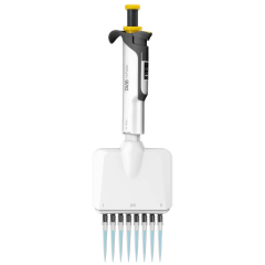HiPette Renkli Ayarlanabilir 8 Kanallı Ayarlanabilir Otomatik Pipet 0,5-10 ul Tamamı Otoklavlanabilir
