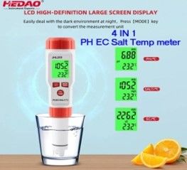 4 in 1 ph ec tuz sıcaklık