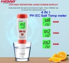 4 in 1 ph ec tuz sıcaklık