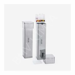 022.04.002 Pipet Kutusu - Paslanmaz Çelik - 70 X 70 X 430 Mm 1 Adet / Paket