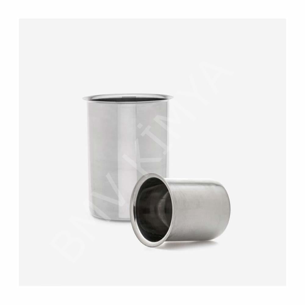 025.04.100 Beher - Kısa Form - Paslanmaz Çelik - 100 Ml 1 Adet / Paket