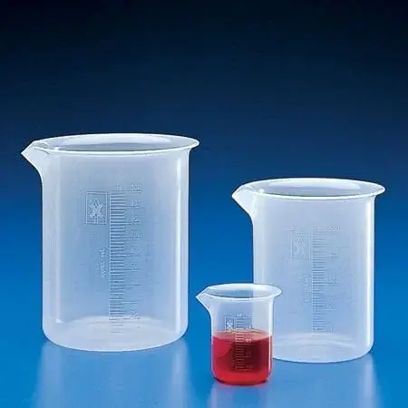 Beher Plastik (pp) Mat  Taksimatları Kalıp Üzerine Baskılı 25 Ml