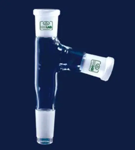 Adaptör - Çoklu - 2 Boyunlu - Aşağı Açılı - Dişi Şilif & Erkek Şilif : Ns 19/26 - Aşağı Açılı Dişi Şilif : Ns 19/26