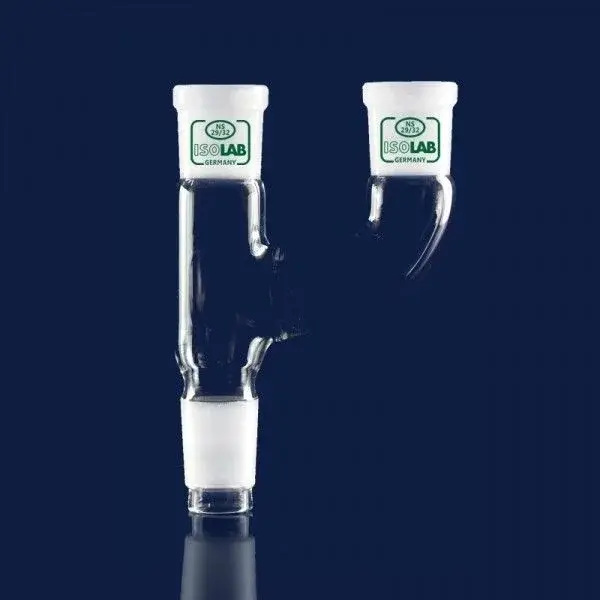 Adaptör - Çoklu - 2 Boyunlu - Paralel - Dişi Şilif : Ns 24/29 - Erkek Şilif : Ns 24/29 - Paralel Dişi Şilif : Ns 24/29