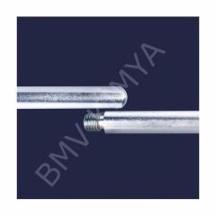 049.06.005 Stand Borusu - Galvanize Çelik - Uzunluk 750 Mm 1 Adet / Paket