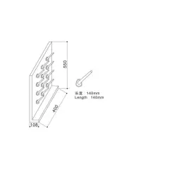 P.p. Kurutma Askılığı -27 Çubuklu ( 40*11*55h)