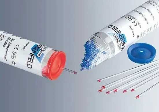 Hematokrit Tüpü, Cam, Heparinsiz, 75 µl (ce)