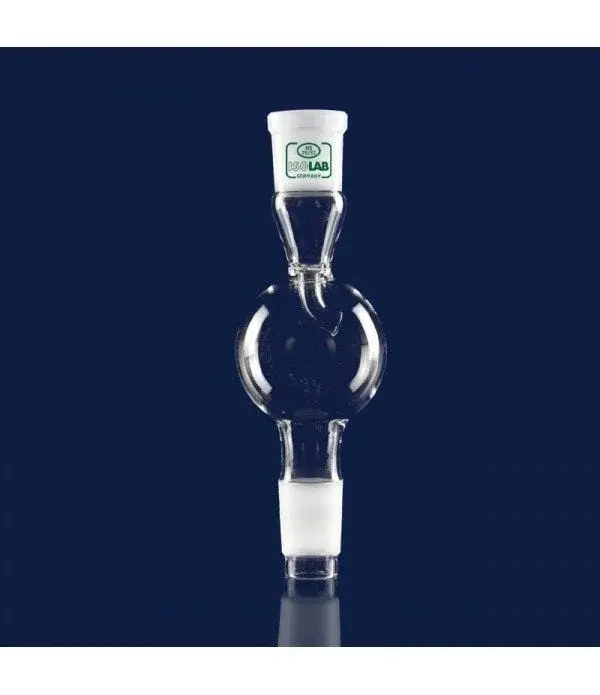 Adaptör - Sıçratma Tutucu - Düz - Dişi Şilif : Ns 14/23 - Erkek Şilif : Ns 14/23