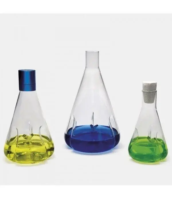 Erlen - Cam - Girintili Tabanlı - Kapaksız - 100 Ml