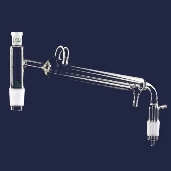 Distilasyon Bağlantıları - Kondenserli - Vakum Adaptörlü - Erkek Şilifl(ler) : Ns 14/23 - Kondenser Uzunluğu 250 Mm