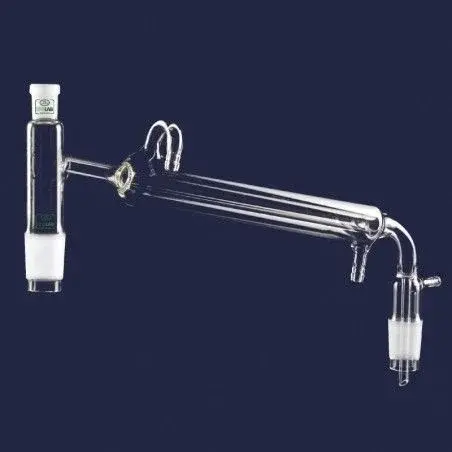 Distilasyon Bağlantıları - Kondenserli - Vakum Adaptörlü - Erkek Şilifl(ler) : Ns 29/32 - Kondenser Uzunluğu 400 Mm