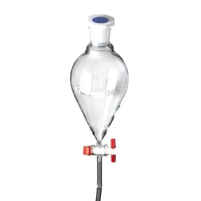 Ayırma Hunisi - Armudi - Ptfe Musluklu - Ns 29/32 - 250 Ml