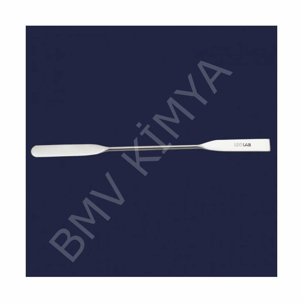 047.07.185 Spatül - Paslanmaz Çelik - Çift Uçlu - Düz - 185 Mm 1 Adet / Paket