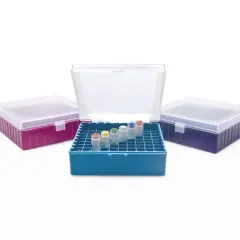 Tüp Kutusu - P.p - 100 Delikli - Menteşeli - Rubi