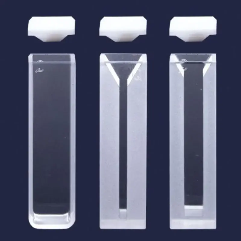 Spektrofotometre Küveti - Es Kuvars - Yarı Mikro - 12,5x12,5x45 Mm - 1,40 Ml