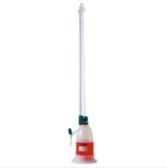 Büret - Otomatik - Şilling - Şeffaf - As Kalite - Grup Sertifikalı - Şelbah Çizgili - Mavi Skala - 25 Ml