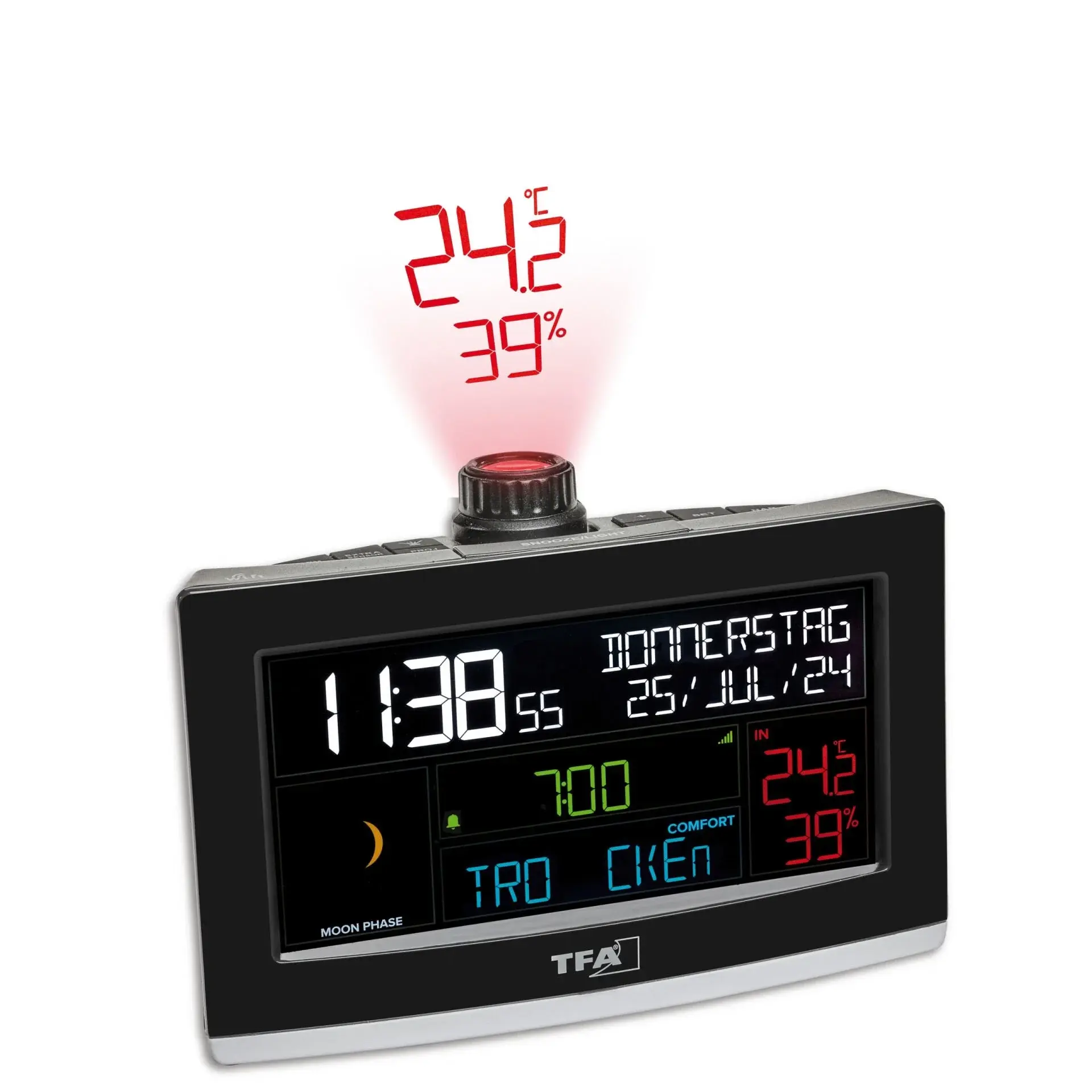 Wifi Özellikli Projeksiyonlu Çalar Saat Vıew Show