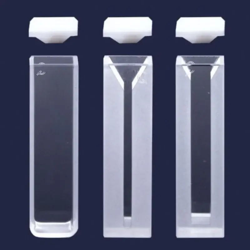 Spektrofotometre Küveti - Es Kuvars - Yarı Mikro - 12,5x52,5x45 Mm - 7,0 Ml