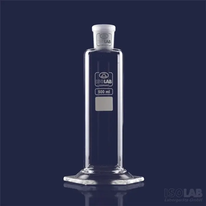 Gaz Yıkama Şişesi - 500 Ml - Dişi Şilif 29/32