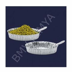 037.24.055 Aluminyum Tabak - Tutamağı İle - 55 Mm Çap - 14 Mm H 100 Adet / Paket