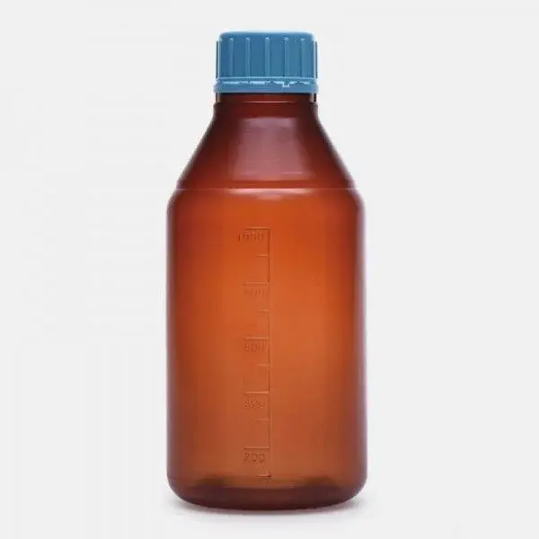 Şişe - Iso - Vida Kapaklı - Orta Boyun - P.p - Amber - 100ml