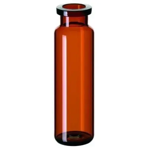 Vial 20ml Headspace, 75.5 X 23mm, Amber, 1. Hidrolit Kalite, Düz Dibi 100 Adet