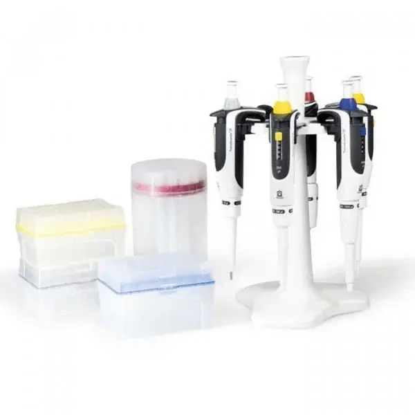Pipet Seti 5'li (paket 2) 0,5-20 Ul, 10-100 Ul, 20-200 Ul, 100-1000 Ul, 500-5000 Ul, 6'li Stand