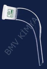 065.30.029 Adaptör - Aktarım - Distilasyon İçin - Eğimli - Dişi Şilif - Ns 29/32 - 65Mm (1 Adet/Paket)