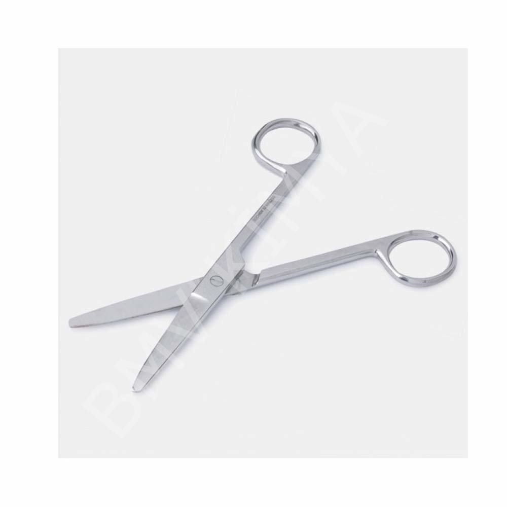 048.24.130 Makas - Laboratuar İçin - Küt/Sivri - 130 Mm 1 Adet / Paket