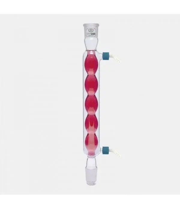 Soğutucu - Bullu - 250 Mm - Dişi Şilif : Ns 24/29 - Erkek Şilif : Ns 24/29 - P.p Yan Kol