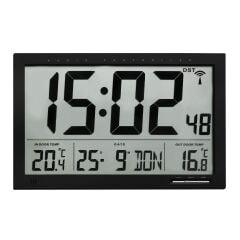 Sıcaklıklı dijital radyo kontrollü saat TIMELINE