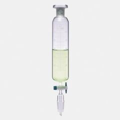 Damlatma Hunisi - Cam - Silindirik - Dereceli - Ptfe Musluklu - 250 Ml