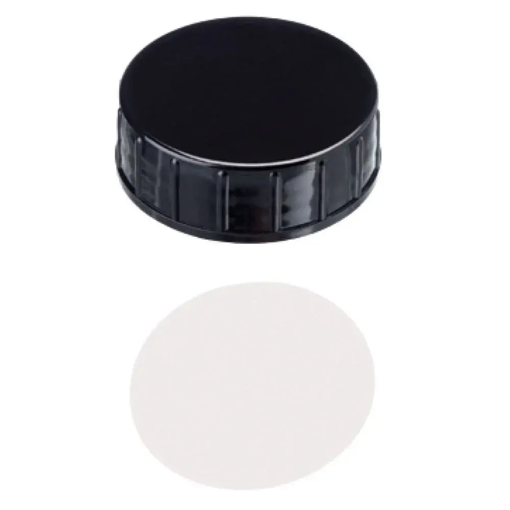 Kapak 40mm, Pp, Vidalı, Siyah, Üst Kapalı, Ptfe Virginal, 53° Shore A, 0,5mm 125 Adet