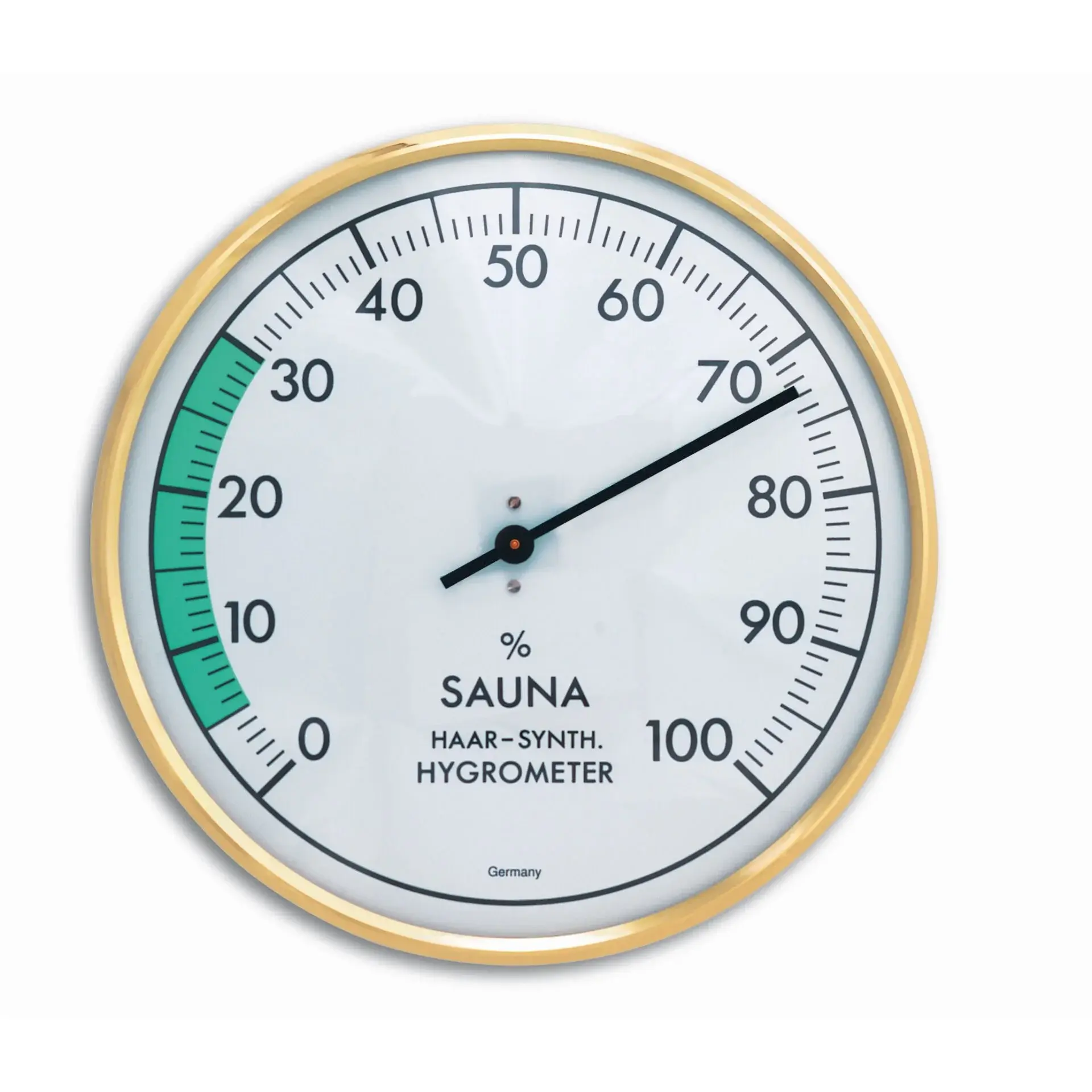 Metal Halkalı Analog Sauna Higrometresi