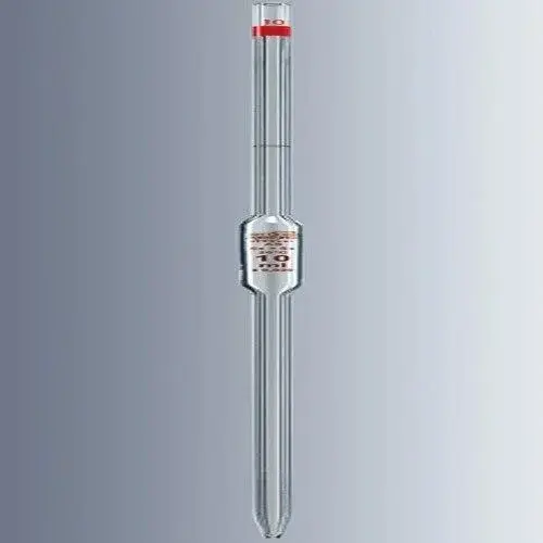 Pipet Cam, Bullu, 5 Ml, As Sınıfı, Amber Taksimatlı