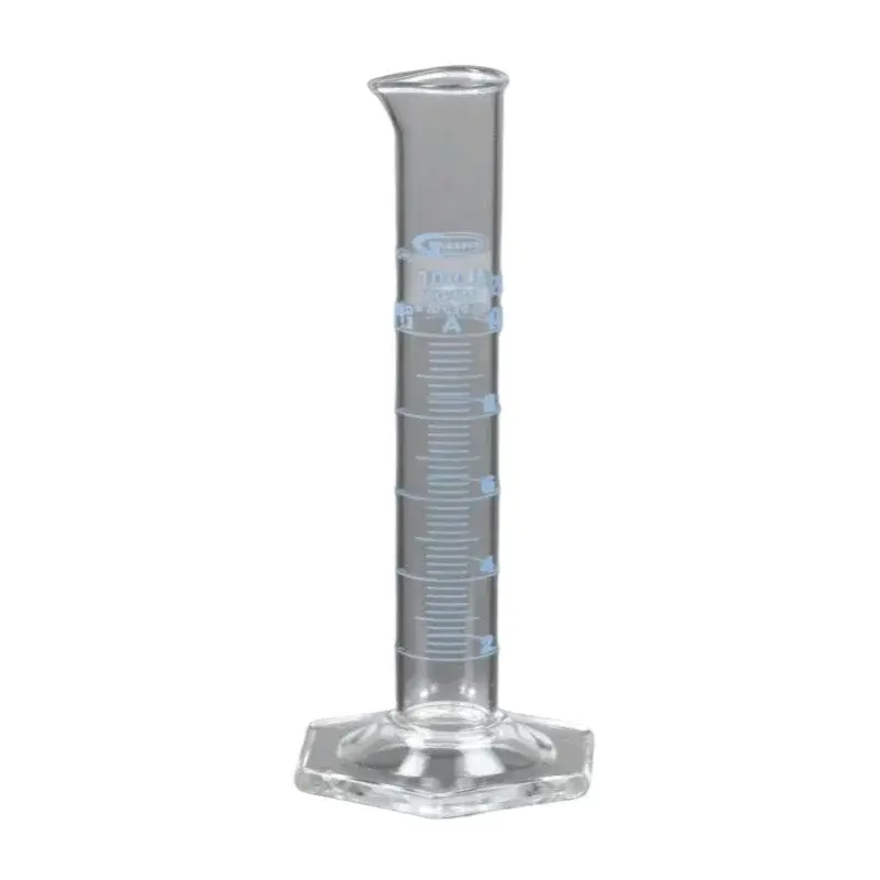 Mezür - Uzun Form - Altıgen Tabanlı - A Kalite - Grup Sertifikalı - Skala Ölçüm Aralığı 1 Ml - 50 Ml
