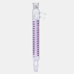 Soğutucu - Dimroth - 400 Mm - Dişi Şilif : Ns 29/32 - Erkek Şilif : Ns 29/32 - P.p Yan Kol