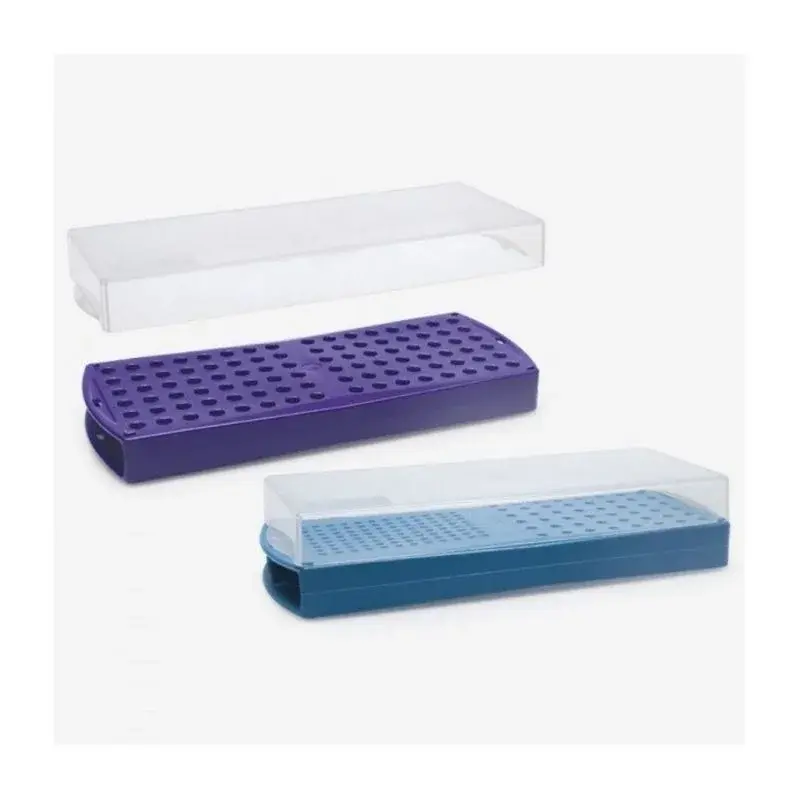 Mikrotüp Standı - Kapaklı - 2 Yüzlü -rubi