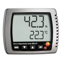 Testo 608-H2 Sıcaklık ve Nem Ölçer | Çok Hassas | Alarmlı