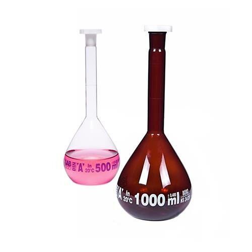 Balon Joje - Yüzey Kaplı - Standard - Amber - A Kalite - Grup Sertifikalı - Beyaz Skala - 100 Ml - Ns 14/23