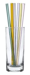 Renkli camdan yapılmış pipetler