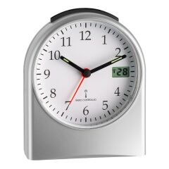 Dijital saniye göstergeli analog radyo kontrollü çalar saat