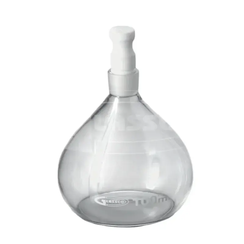 Piknometre - A Kalite - Teflon Kapaklı Gay Lussac - Kalibreli - 10 Ml